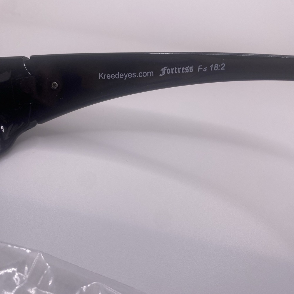 Kreed Sunglasses Fortress PS 18:2 Polarized Wrap Black 305 - Picture 9 of 11